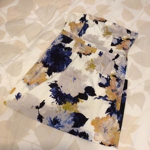 Sweet J. Crew Ivory Floral Dress, Size 10/12